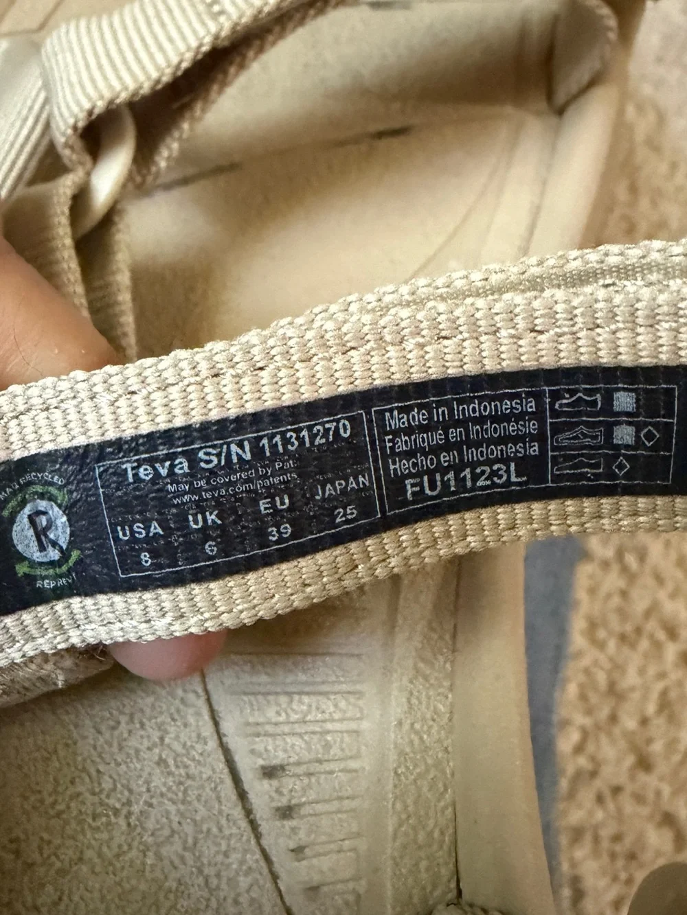Teva Hurricane XL2 Ampsole Women's Taupe Adjustable Strap Sandals